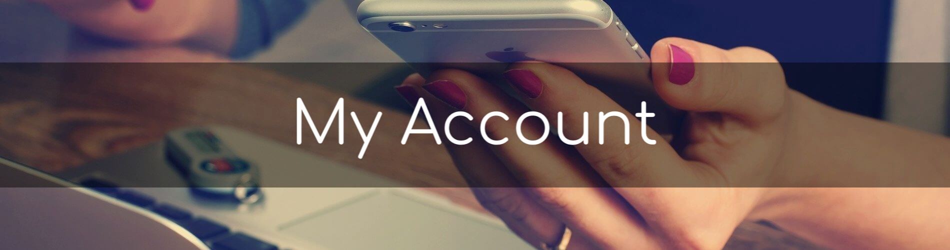 Your "My Account" page