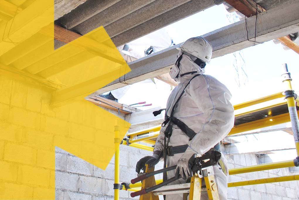 What does asbestos look like and where is it found?