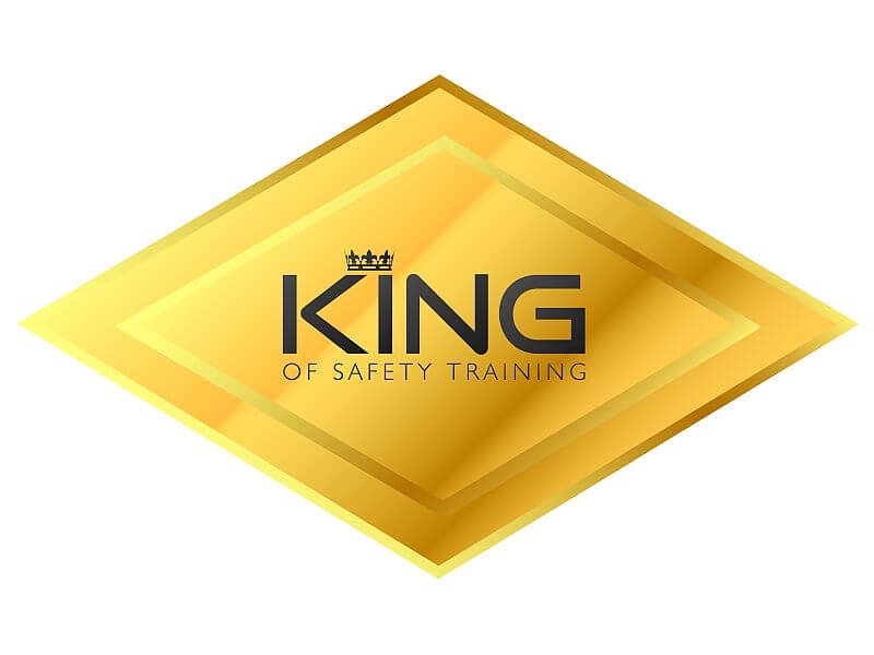 #KingOf Safety Training winners badge.